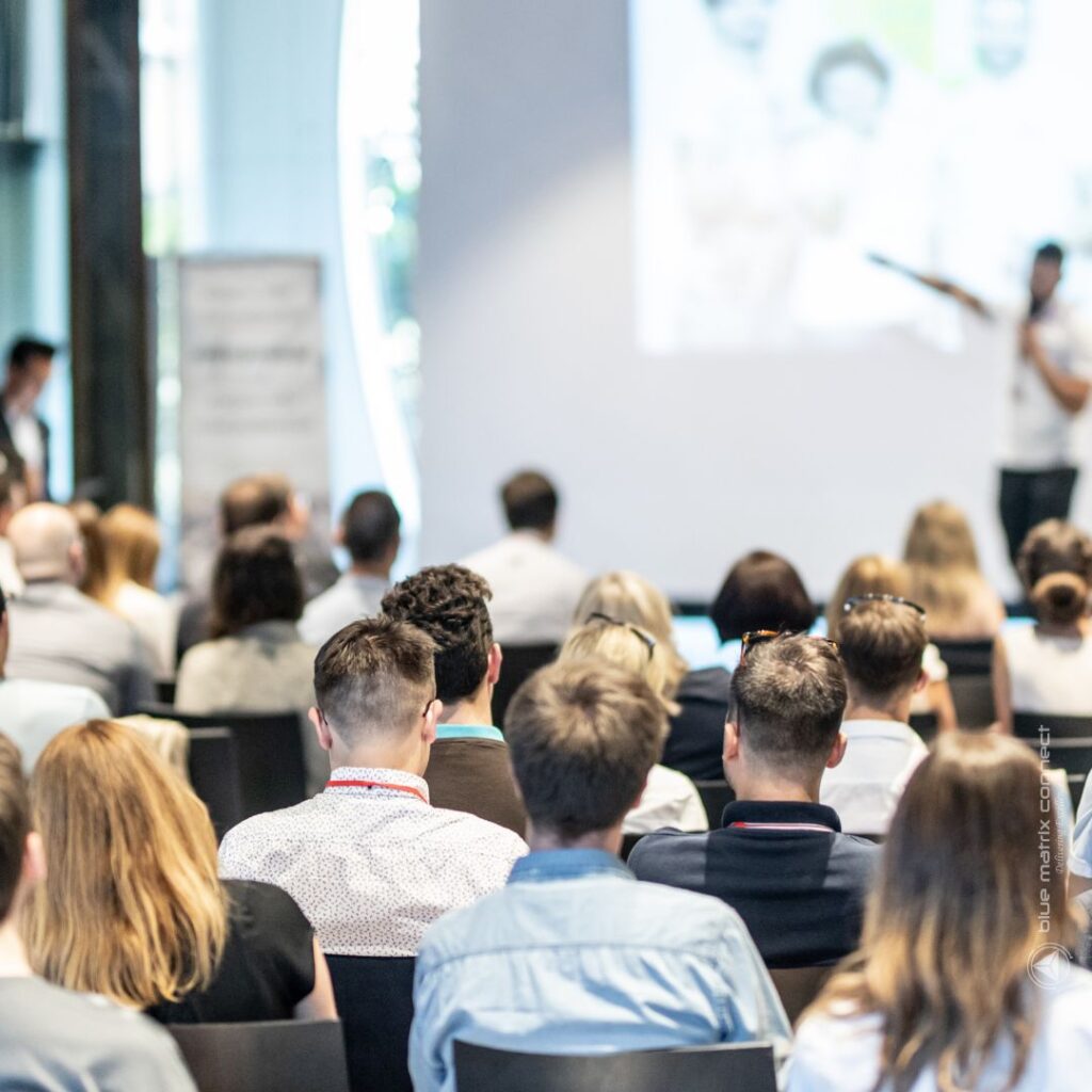 Business owners attending a digital marketing and SEO strategy workshop