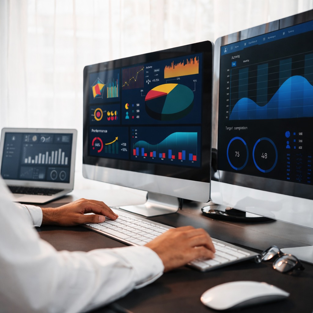 medical billing data and performance metrics.